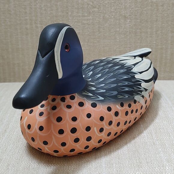 Vintage Handmade Wood Duck Decoy Signed by Andy Andersen - Picture 2 of 10